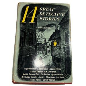 14 Great Detective Stories Modern Library 144 1949 Hardcover